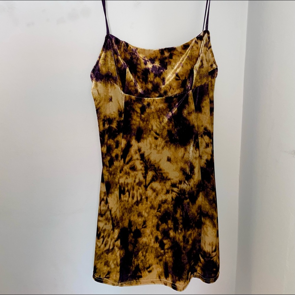 Urban Outfitter Velvet Mini Dress